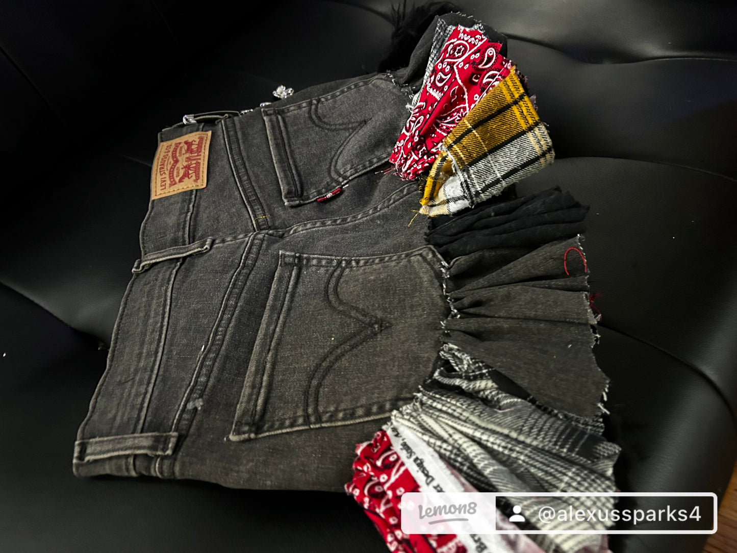 Upcycled Levi’s skirt
