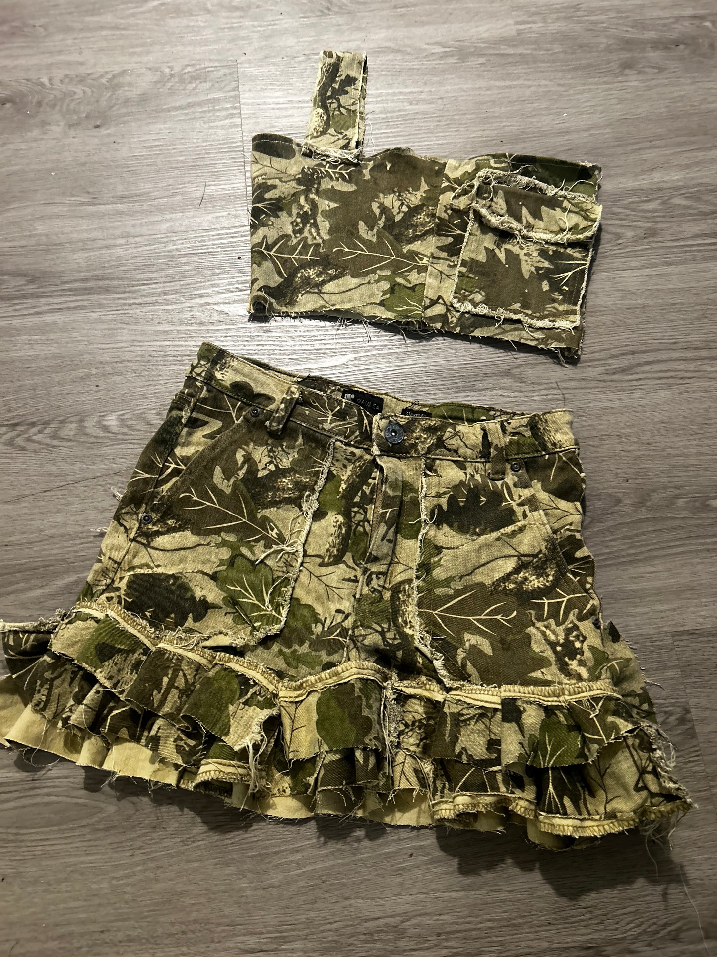 Camo skirt (shirt not included)